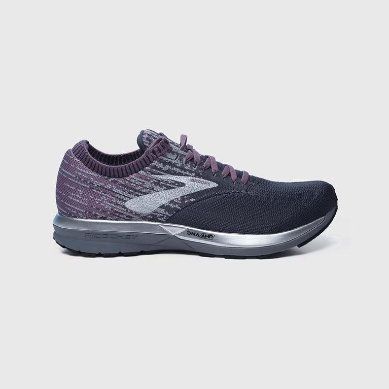 Brooks Ricochet Womens Road Running Shoes - Grey - Philippines (517206ROK)